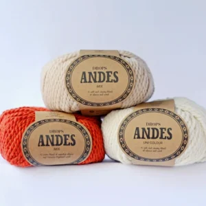 Příze DROPS Andes, příze z ovčí vlny a alpaky, produktová fotografie