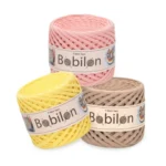 Bobilon medium, šňůra a tričkovina pro háčkování