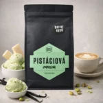 Výběrová káva z Olomouce pistáciová zmrzlina, speciální káva na espresso