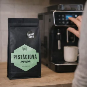 balíček výběrové kávy na espresso s automatickým kávovarem