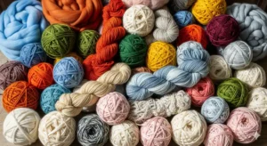 mix barevných klubíček z alpaky a vlny u článku: Jakou přízi vybrat?
