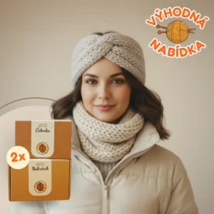 Sada na pletení: Upleť Si – Čelenka a Nákrčník